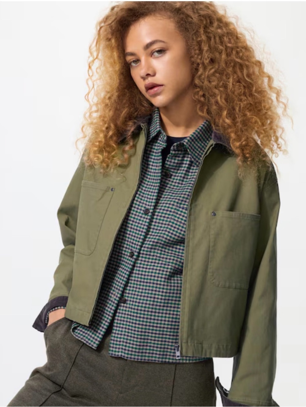 Uniqlo Zip-Up Short Jacket NWT